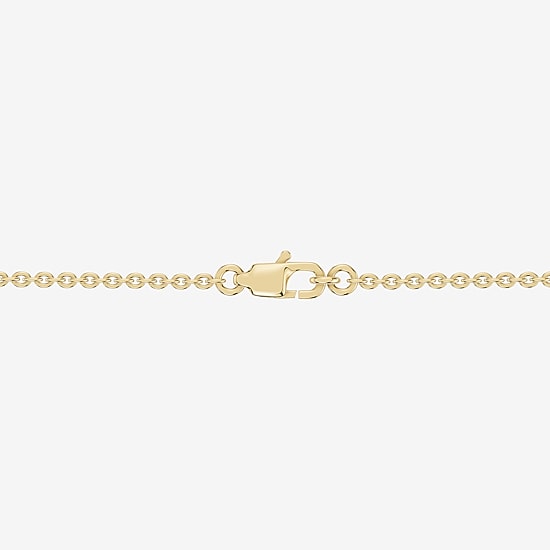 (F / Si2) Womens 1 CT. T.W. Lab Grown White Diamond 14K Gold Over Silver 18 Inch Pendant Necklace