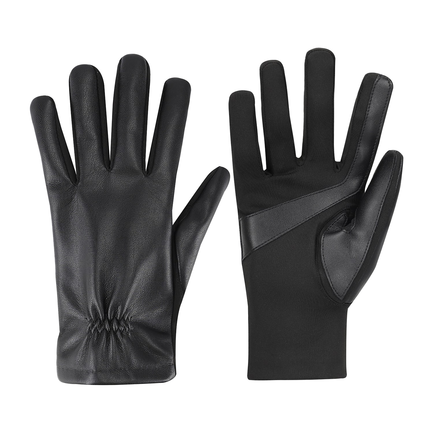 Isotoner Stretch Faux Leather 1 Pair Gloves