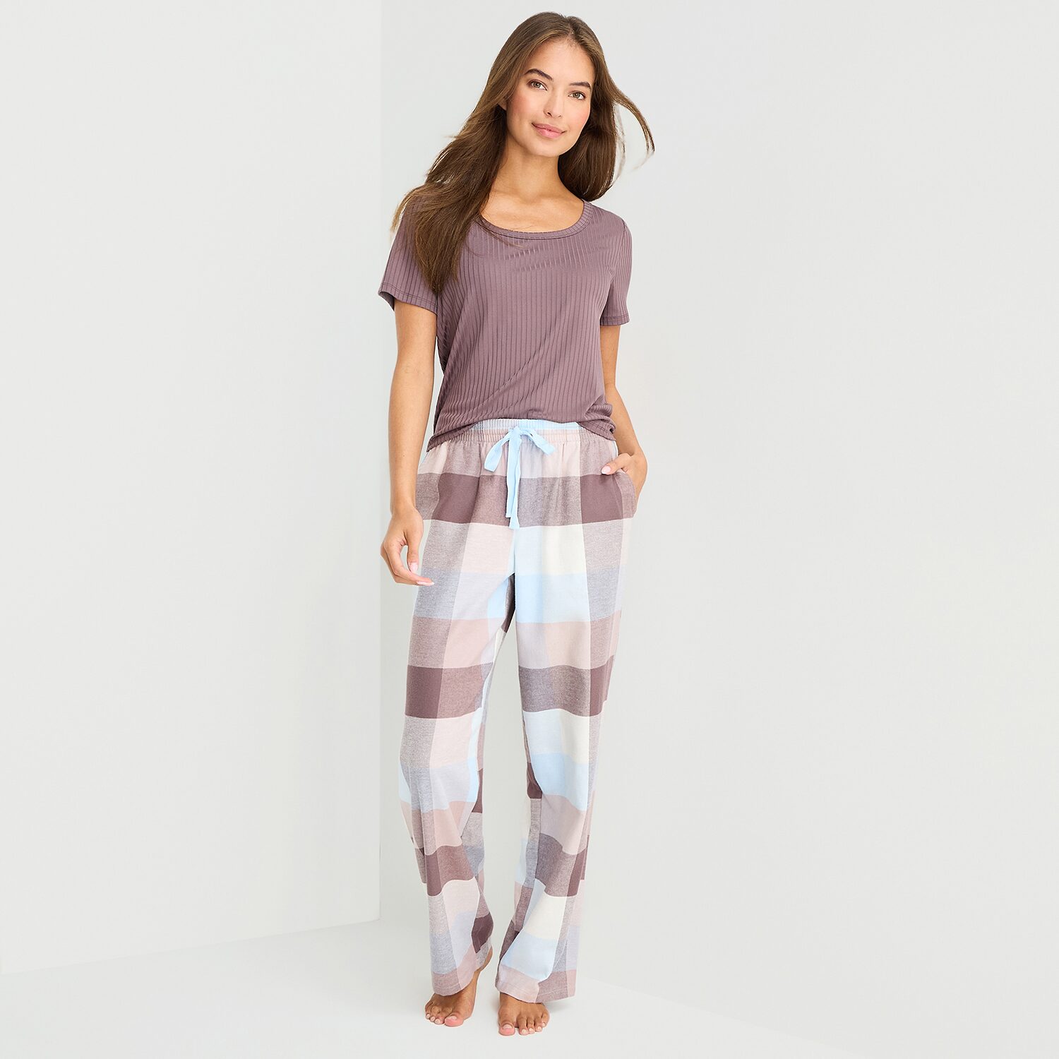 Sleep Chic Womens Flannel Pajama Pants