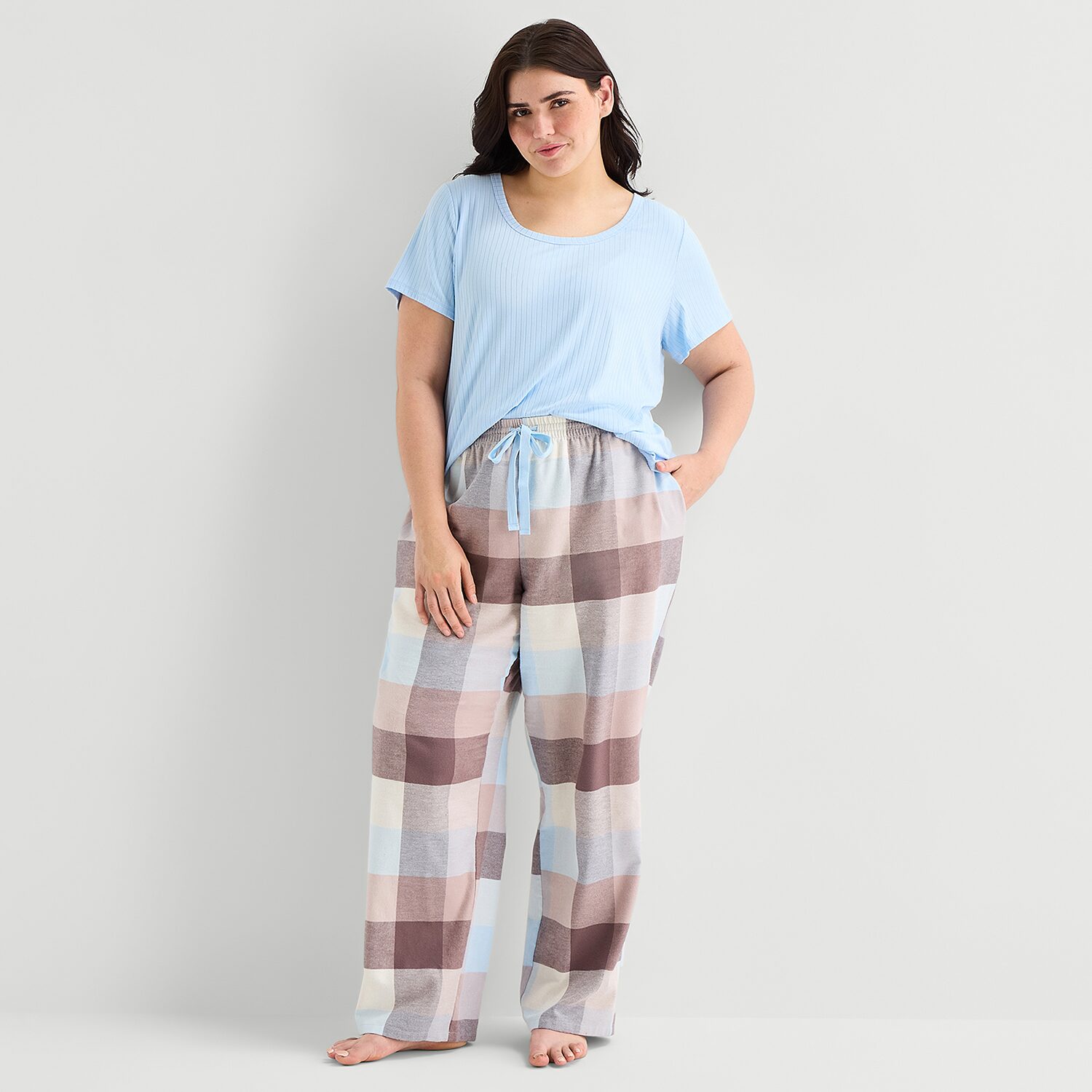 Sleep Chic Womens Flannel Pajama Pants