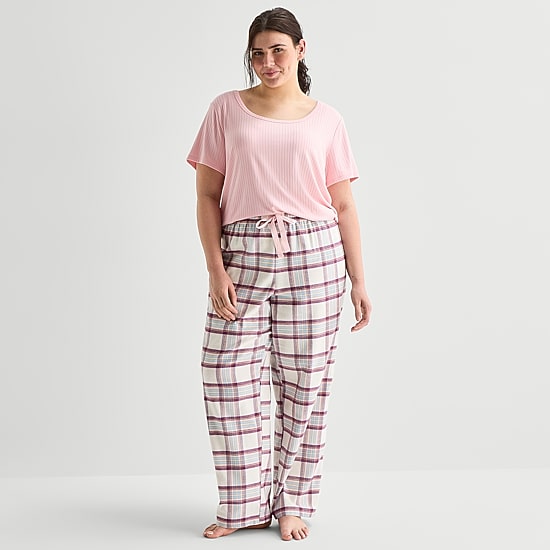 Sleep Chic Womens Flannel Pajama Pants