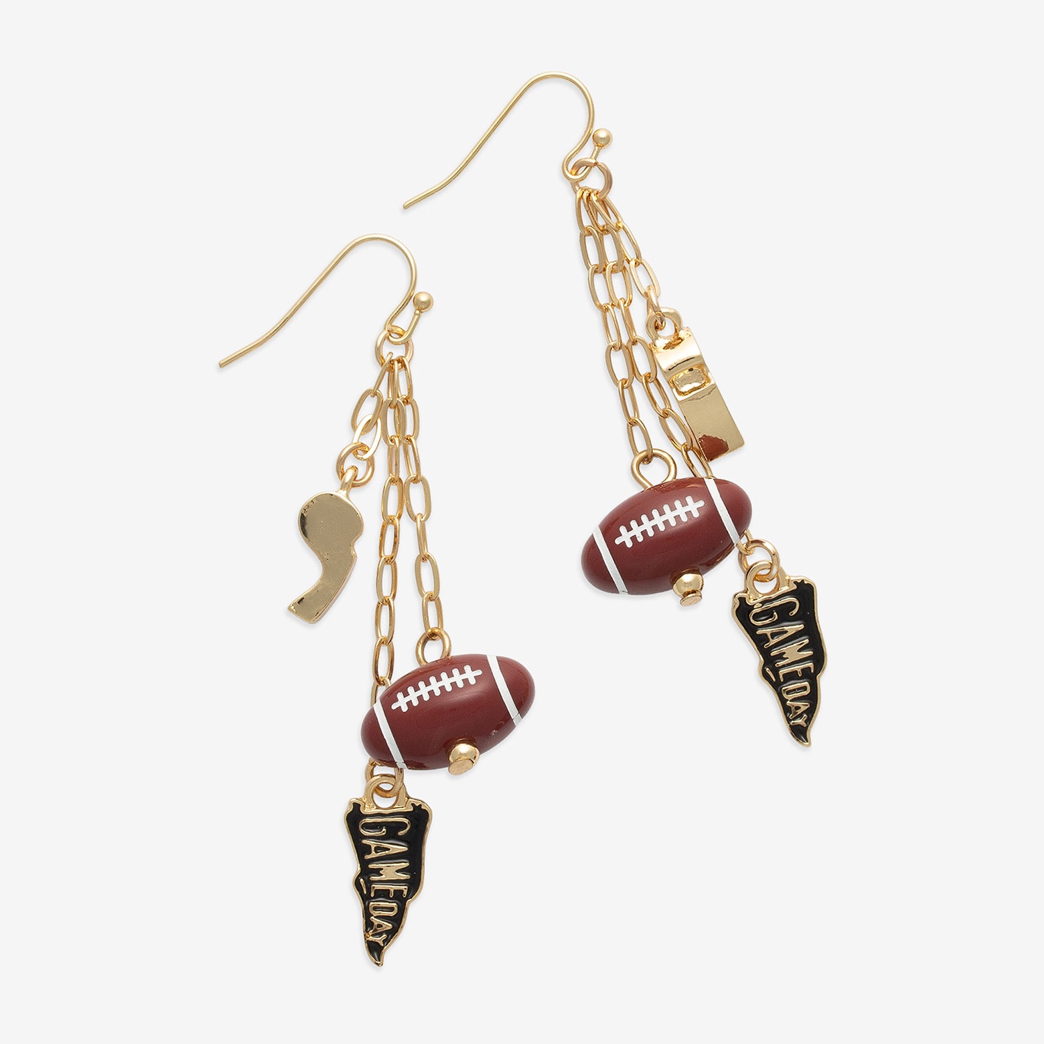 Mixit Game Day Womens Drop Earrings