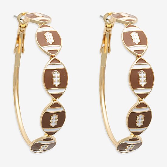 Mixit Womens 42mm Hoop Earrings, Color: Gold - JCPenney