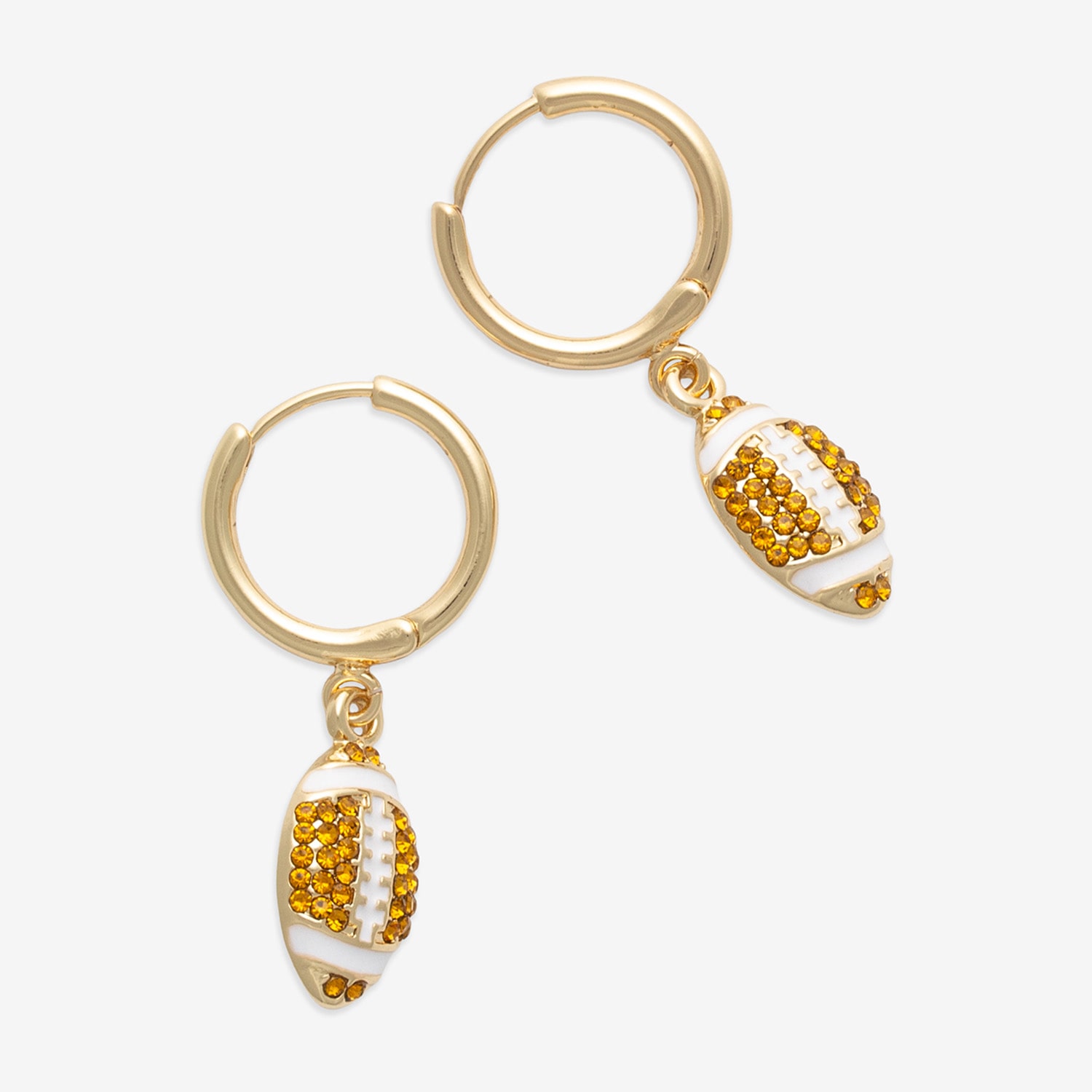 Mixit Womens Glass 36mm Hoop Earrings