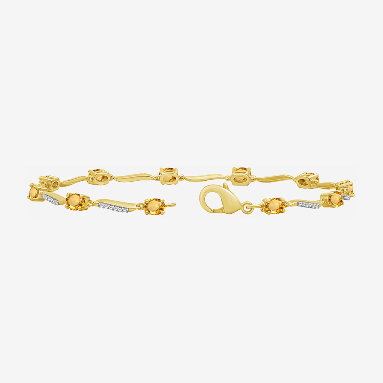 I-J / I2-I3) Womens 10K Gold Solid Chain Bracelet