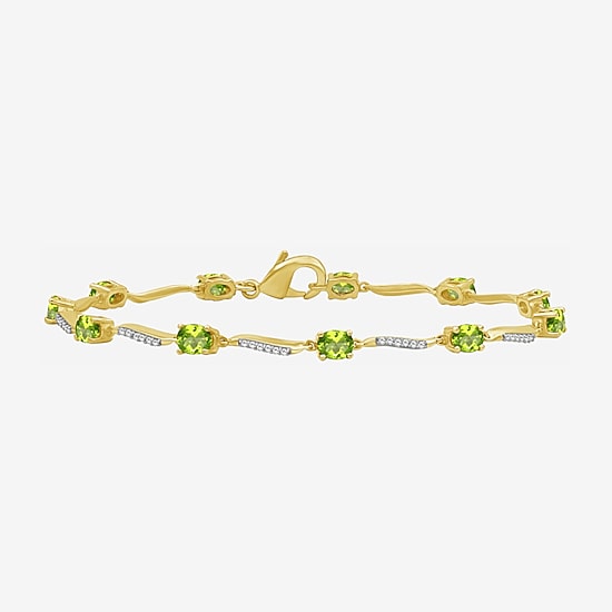 (I-J / I2-I3) Womens 10K Gold Solid Chain Bracelet