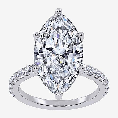 Modern Bride Signature By  (f-g / Vs2-si1) Womens 4 1/2 Ct. T.w. Lab Grown White Diamond 10k Gold Mar