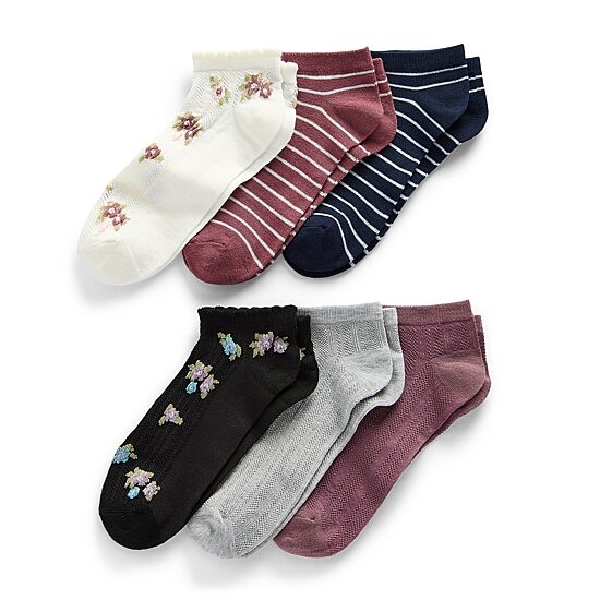 Mixit Womens Low Cut Socks