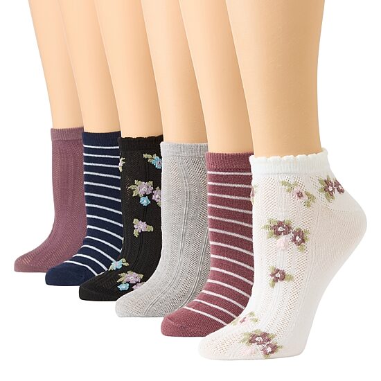 Mixit Womens Low Cut Socks