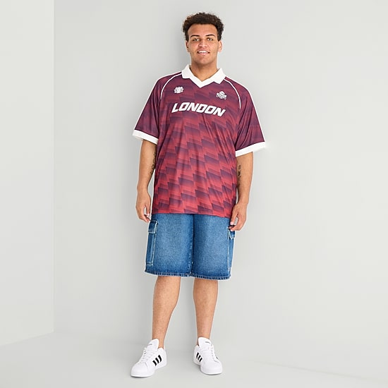 Arizona Mens Short Sleeve Big and Tall Jersey