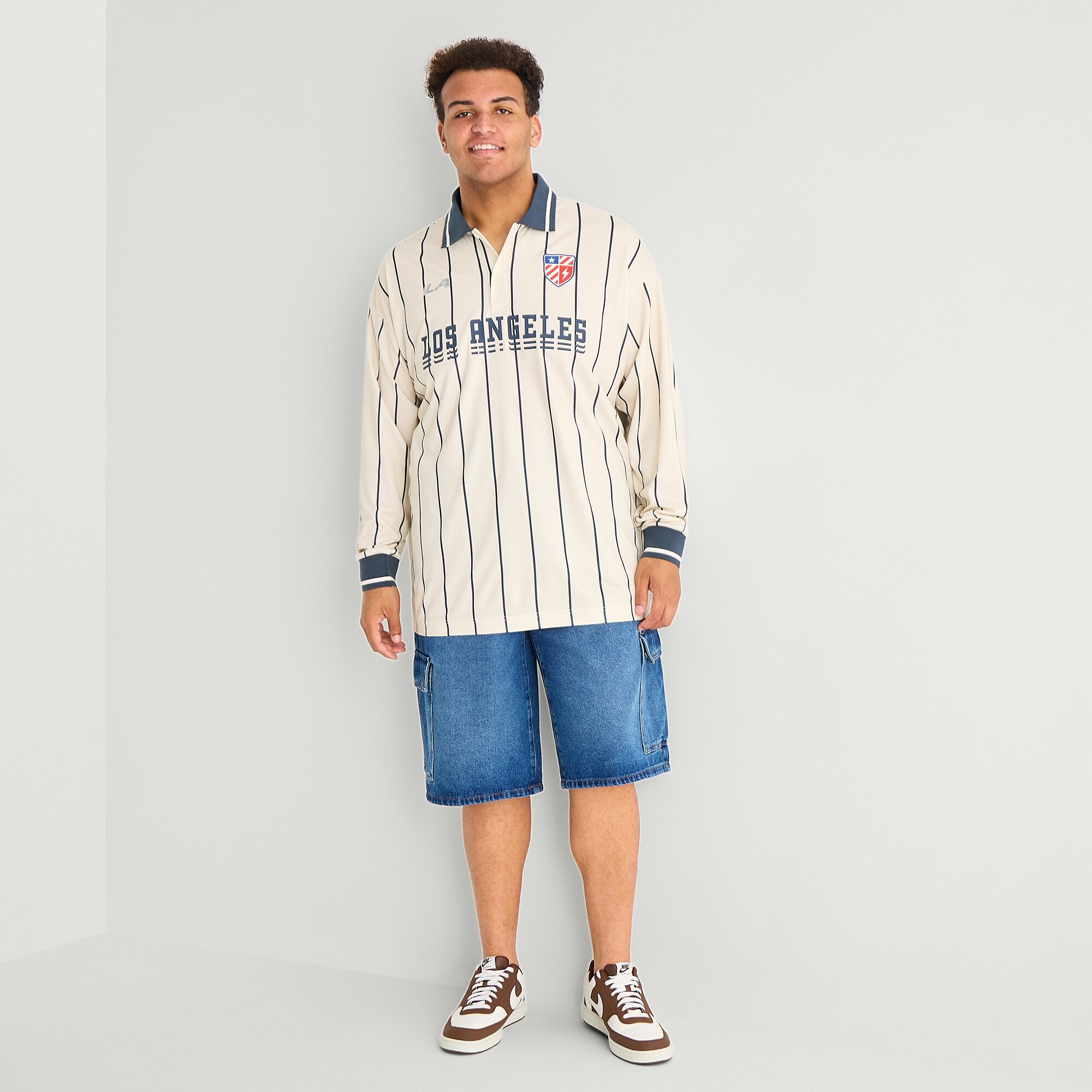 Arizona Mens Long Sleeve Big and Tall Jersey