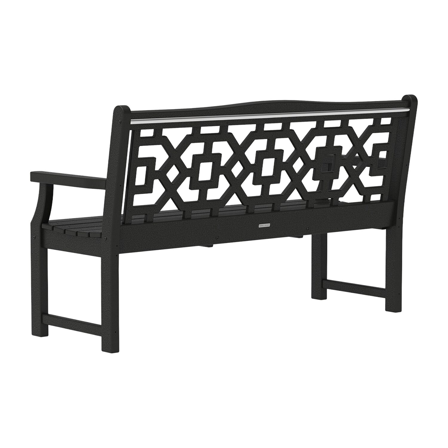 Martha Stewart by POLYWOOD® Chinoiserie 60” Garden Bench