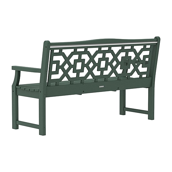 Martha Stewart by POLYWOOD® Chinoiserie 60” Garden Bench