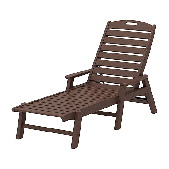 POLYWOOD® Nautical Chaise with Arms