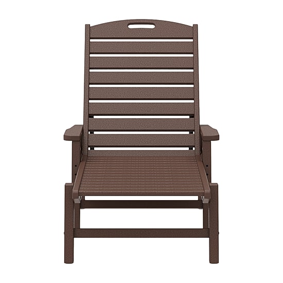 POLYWOOD® Nautical Chaise with Arms