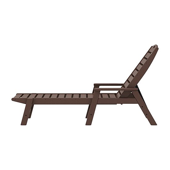 POLYWOOD® Nautical Chaise with Arms