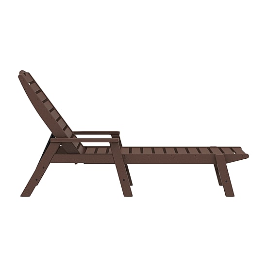 POLYWOOD® Nautical Chaise with Arms