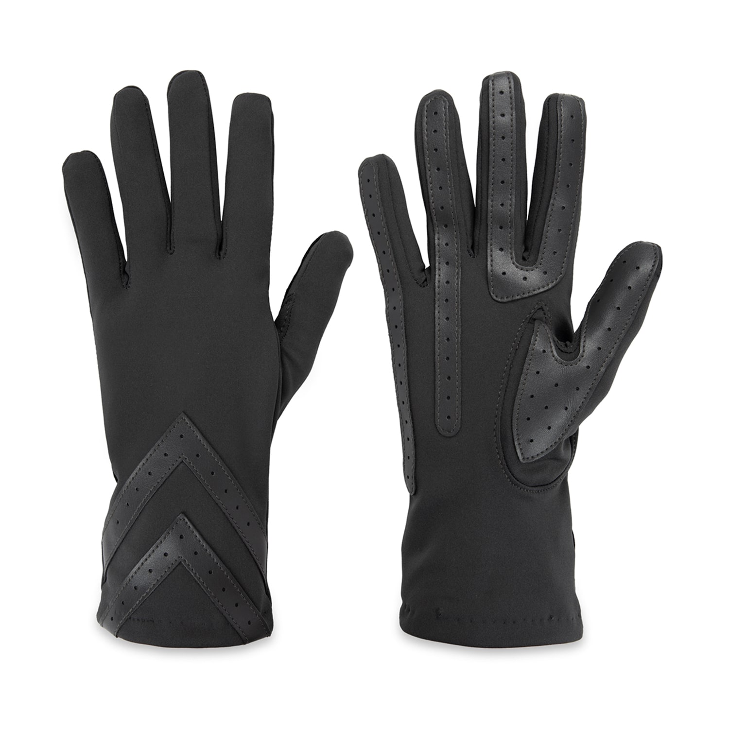 Isotoner Smartdri Spandex With Smartouch 1 Pair Gloves