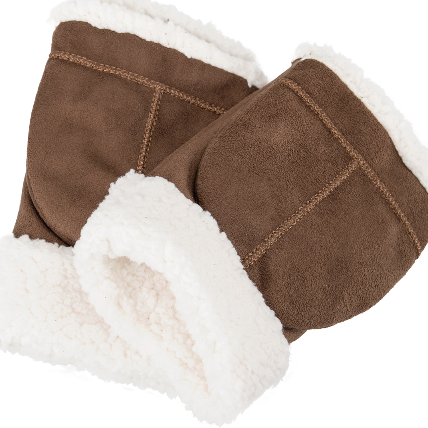 Isotoner Microsuede Flip Mitten With Sherpasoft Mittens