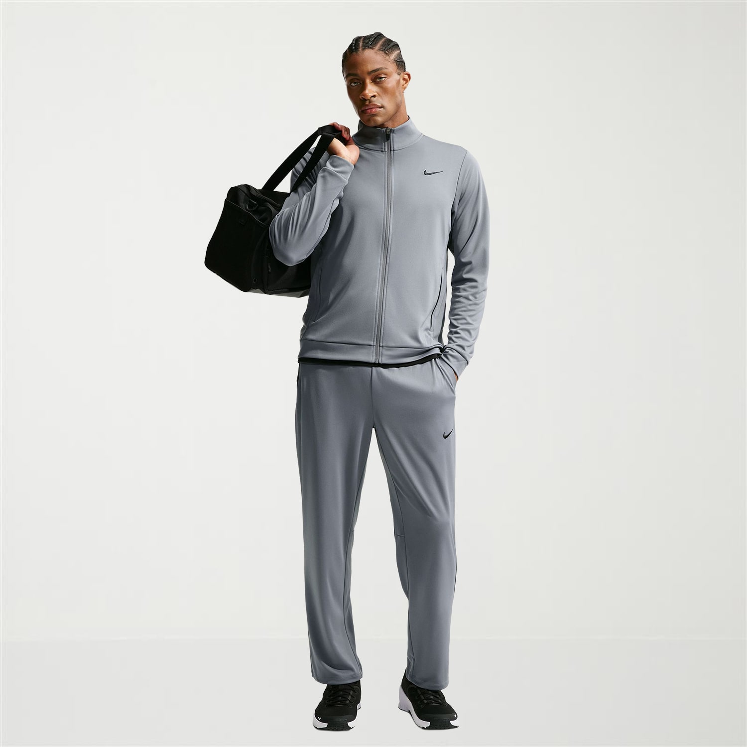 Nike Totality Mens Quick Dry Straight Mid Rise Regular Fit Big and Tall Track Pant