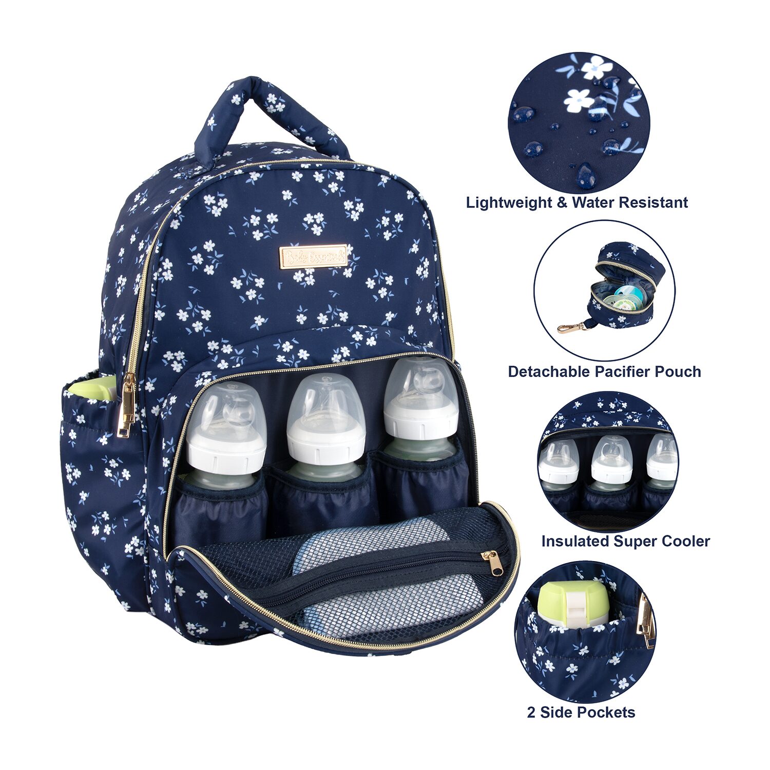 Baby Essentials Adjustable Straps Diaper Bag