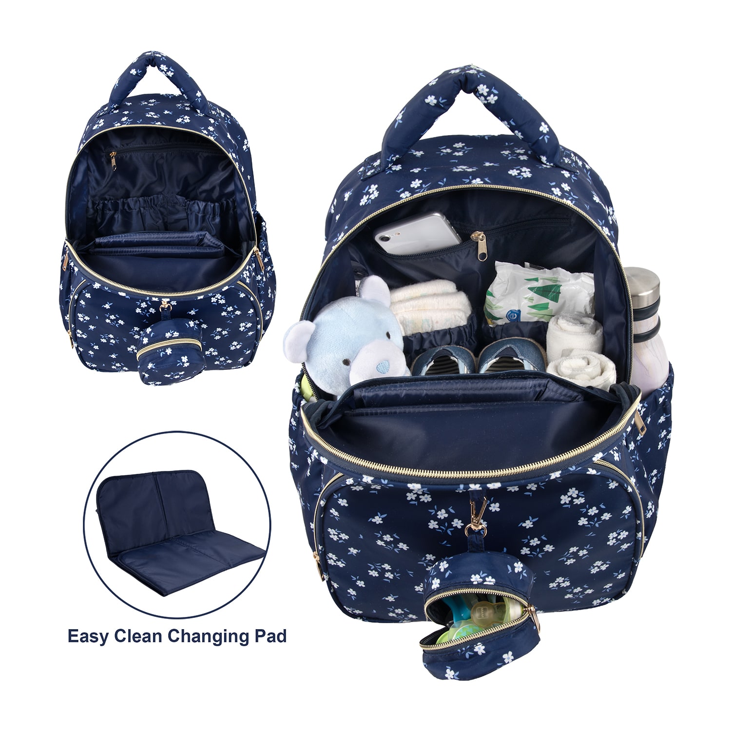 Baby Essentials Adjustable Straps Diaper Bag