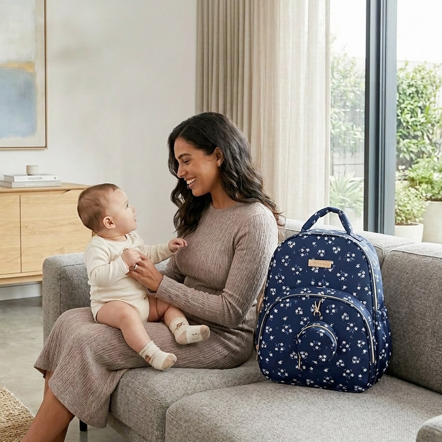 Baby Essentials Adjustable Straps Diaper Bag