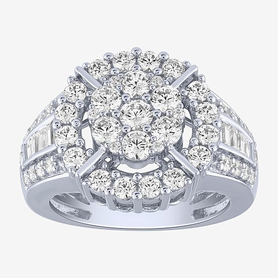Diamond Blossom Ring