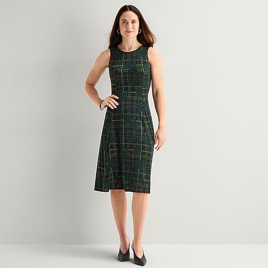 Danny & Nicole Womens Midi Floral Jacket Dress