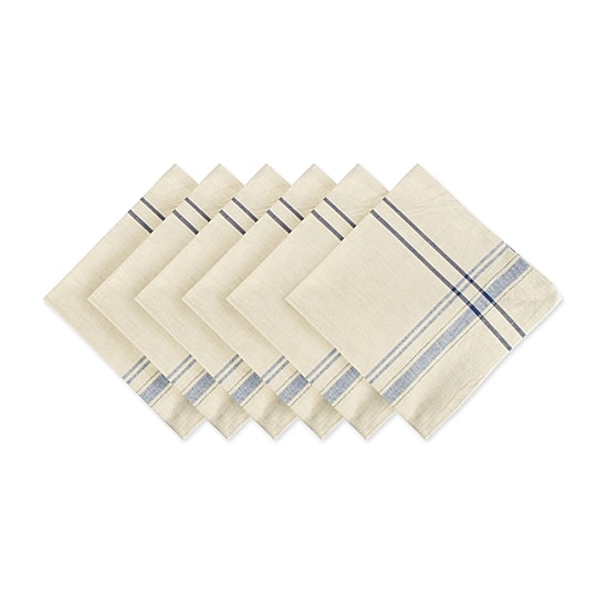 Design Imports French Stripe 6-pc. Napkins
