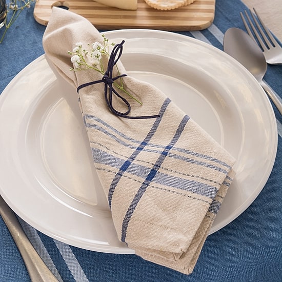 Design Imports French Stripe 6-pc. Napkins