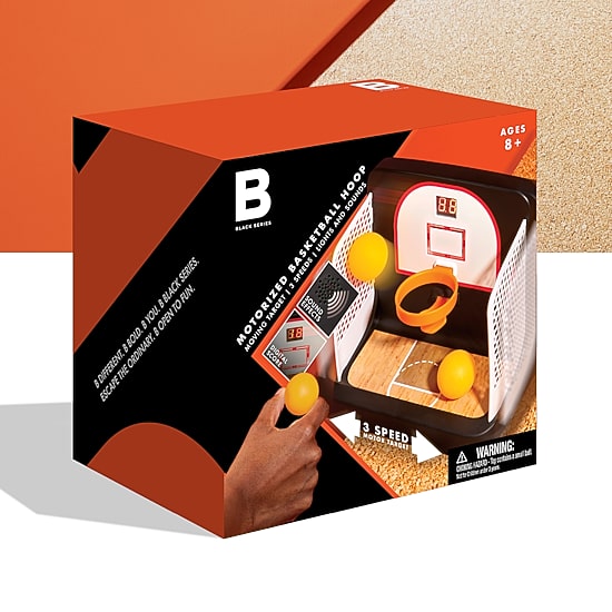 The Black Series Motorized Basketball Hoop Game With 3 Balls