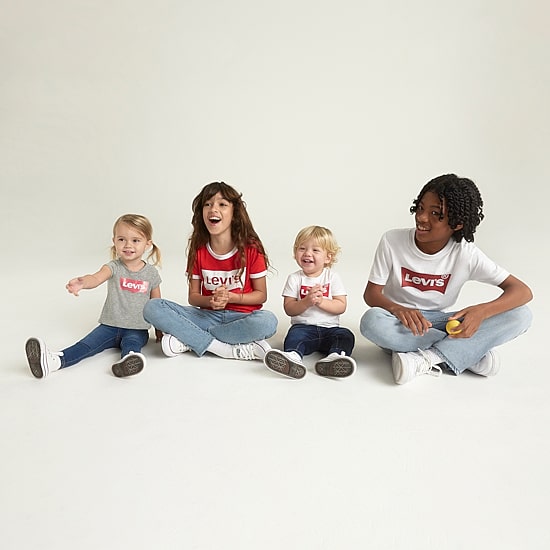 Levi's® Retro Ringer Big Kid Girls Round Neck Short Sleeve Regular Fit Graphic T-Shirt