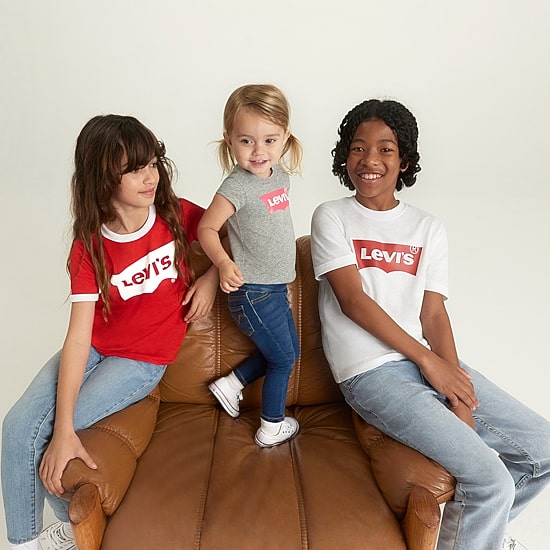 Levi's® Retro Ringer Big Kid Girls Round Neck Short Sleeve Regular Fit Graphic T-Shirt