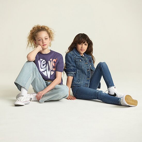 Levi's® Big Kid Girls Denim Lightweight Puffer Jacket