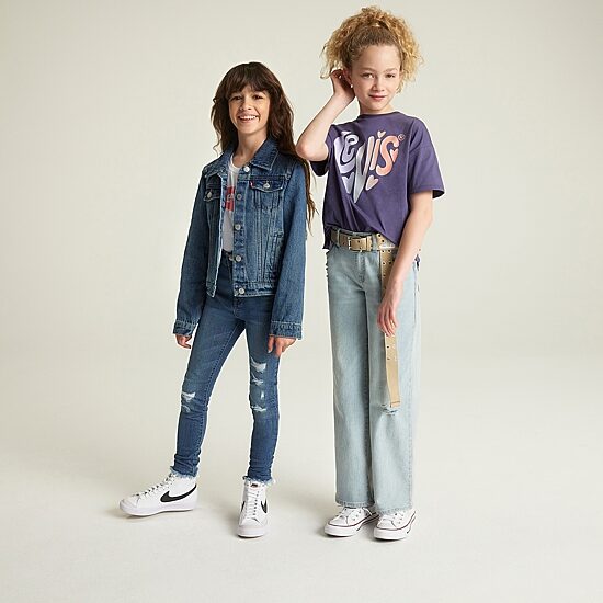 Levi's® Big Kid Girls Denim Lightweight Puffer Jacket