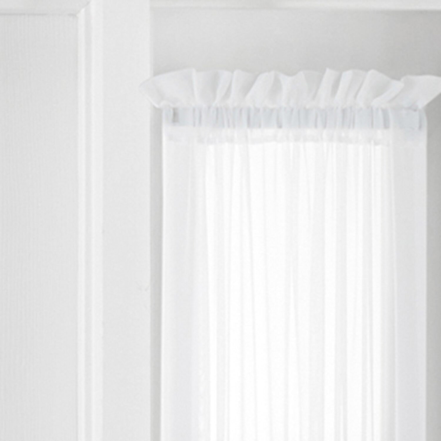 Liz Claiborne Lisette Sheer Rod Pocket Single Sidelight Curtain