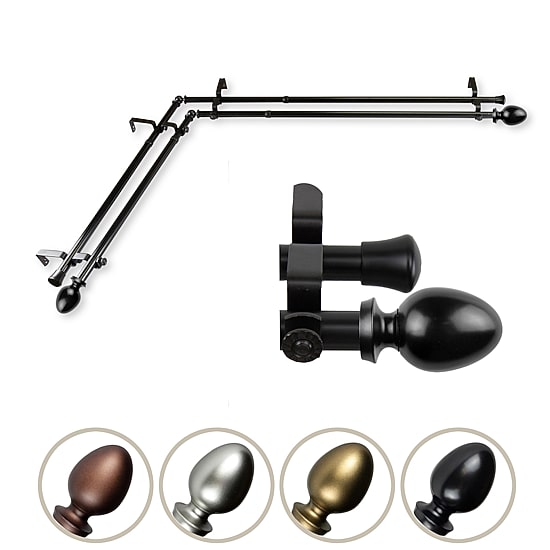 Rod Desyne Emeka Corner Double Curtain Rod