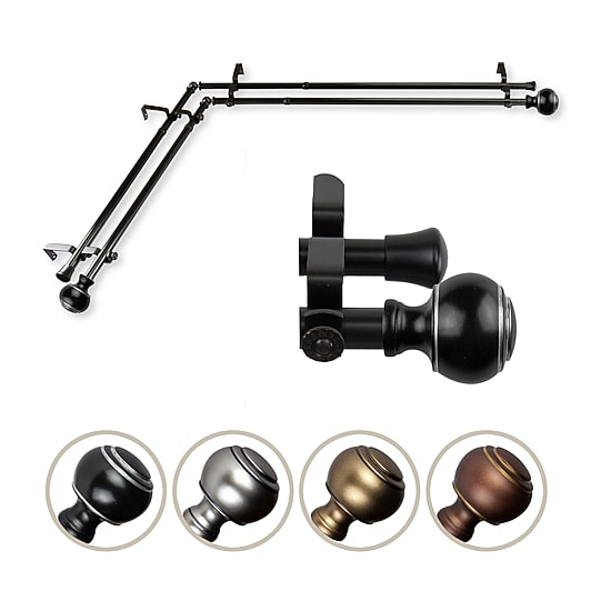 Rod Desyne Jaylin Corner Double Curtain Rod