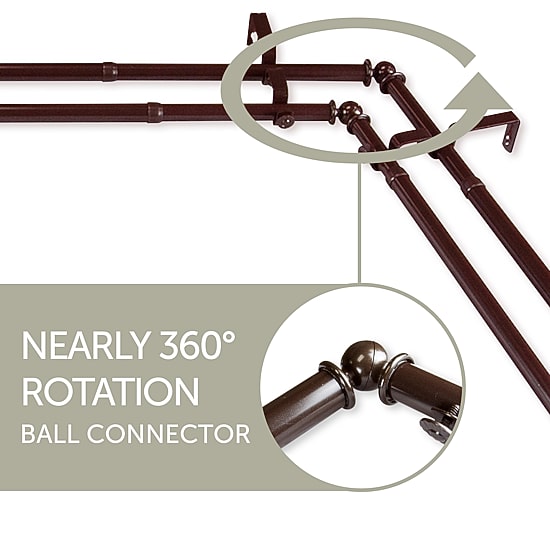 Rod Desyne Celio Double Bay Window Rod