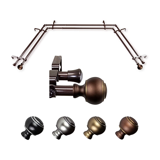 Rod Desyne Jaylin Double Bay Window Rod