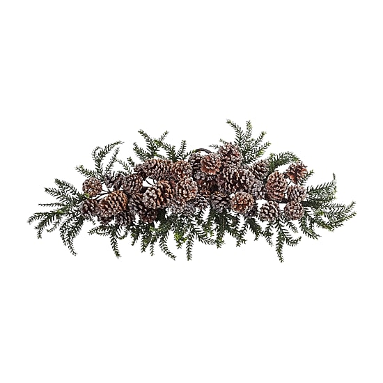 Nearly Natural 26in Teardrop Indoor Christmas Swag