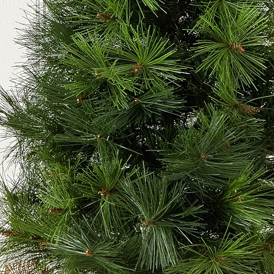 Nearly Natural 3ft Burlap Bag 3 Foot Pre-Lit Christmas Tree