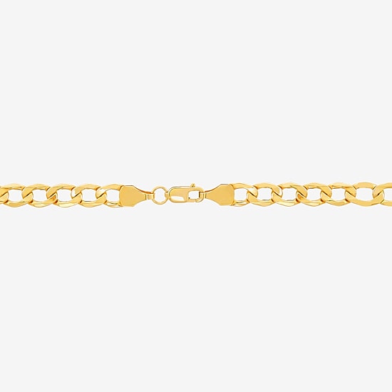 Made in Italy Unisex Adult 14K Gold 22 Inch Curb Chain Necklace
