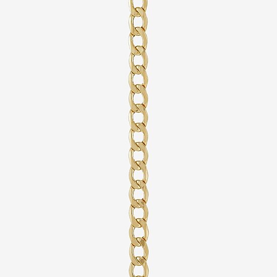 Made in Italy Unisex Adult 14K Gold 22 Inch Curb Chain Necklace