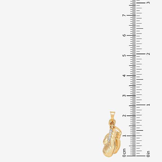 Boxing Gloves Unisex Adult 10K Gold Pendant