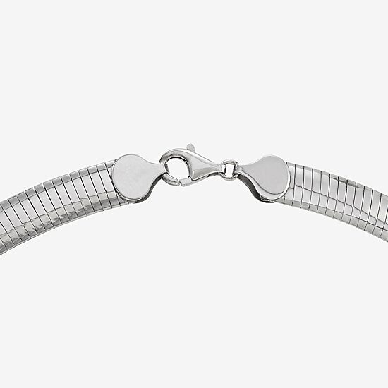 Limited Quantities! Reversible Womens Sterling Silver 17 Inch Chain Necklace