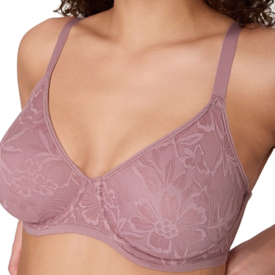 Bali Breathe Cotton Modal Lace Underwire Bra DF7590