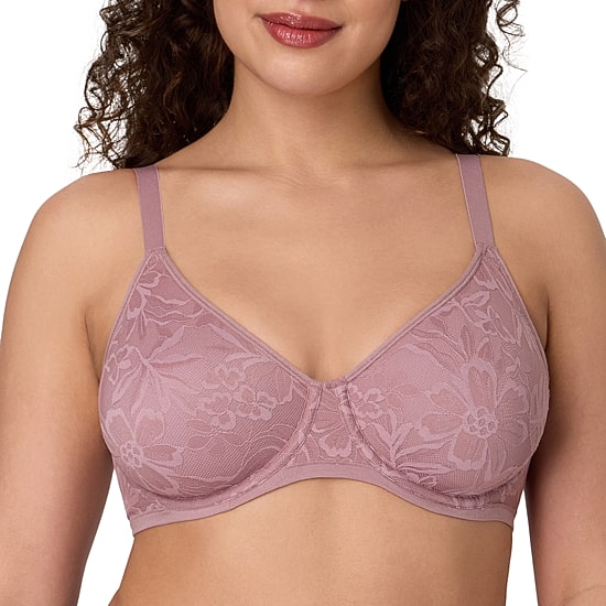 Bali Breathe Cotton Modal Lace Underwire Bra DF7590