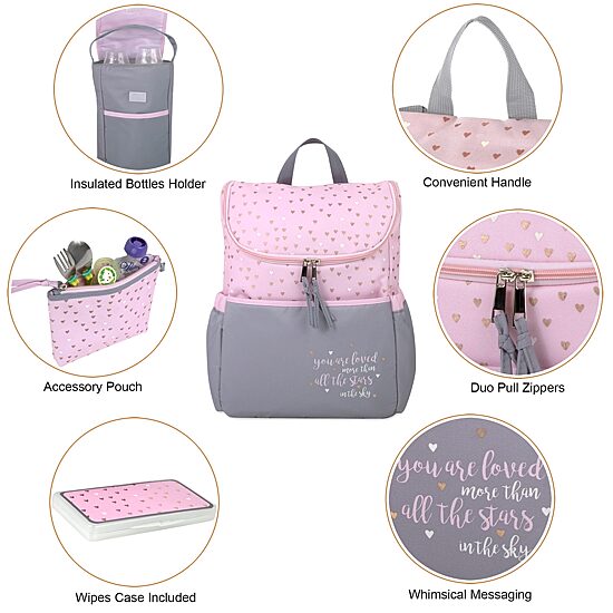 Baby Essentials Adjustable Straps Diaper Bag